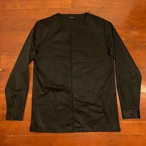 Stampd black button up